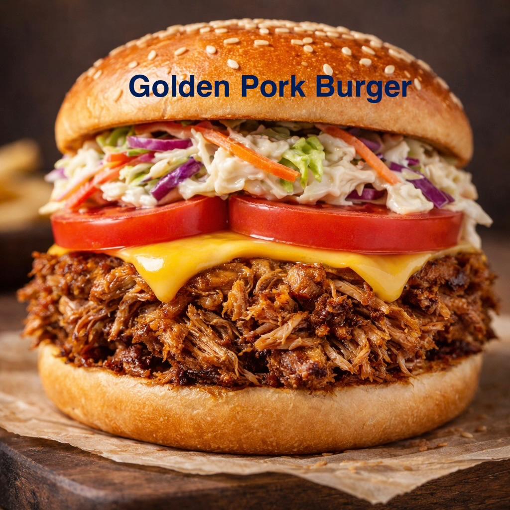 Signature Smoky Pulled Pork Burger