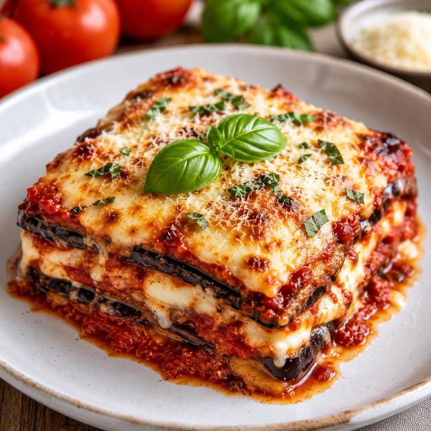 Gourmet Baked Eggplant Parmigiana